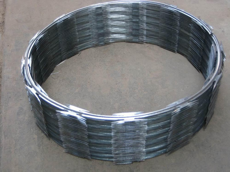 Concertina Wire Coils When Compressed